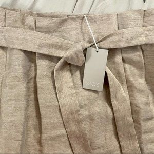 NWT - COS Paper Bag Belted Pencil Skirt - 6